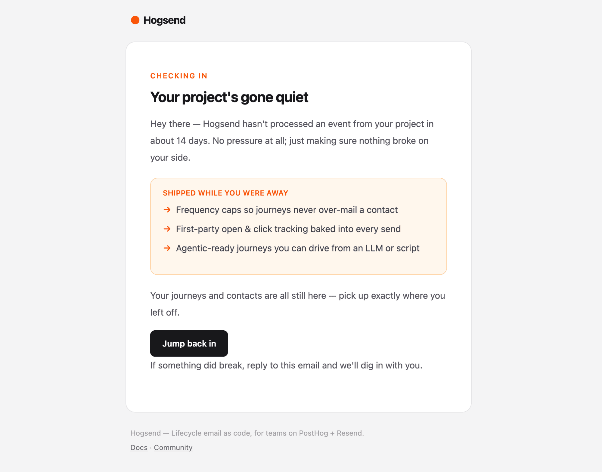 reactivation-checkin email template preview