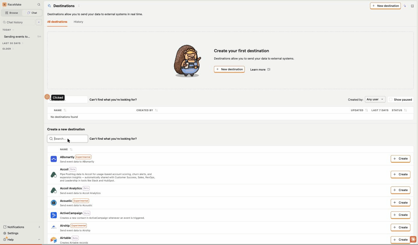 Adding the Meta Ads Conversions destination in PostHog